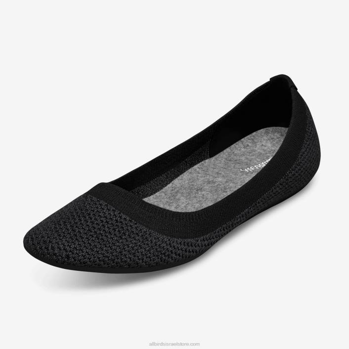 Allbirds ברייז עץ לנשיםV0VZ160 שחור מחודד