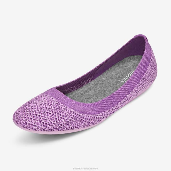 Allbirds ברייז עץ לנשיםV0VZ169 סגול לוקס (סוליה ורודה ציפה)