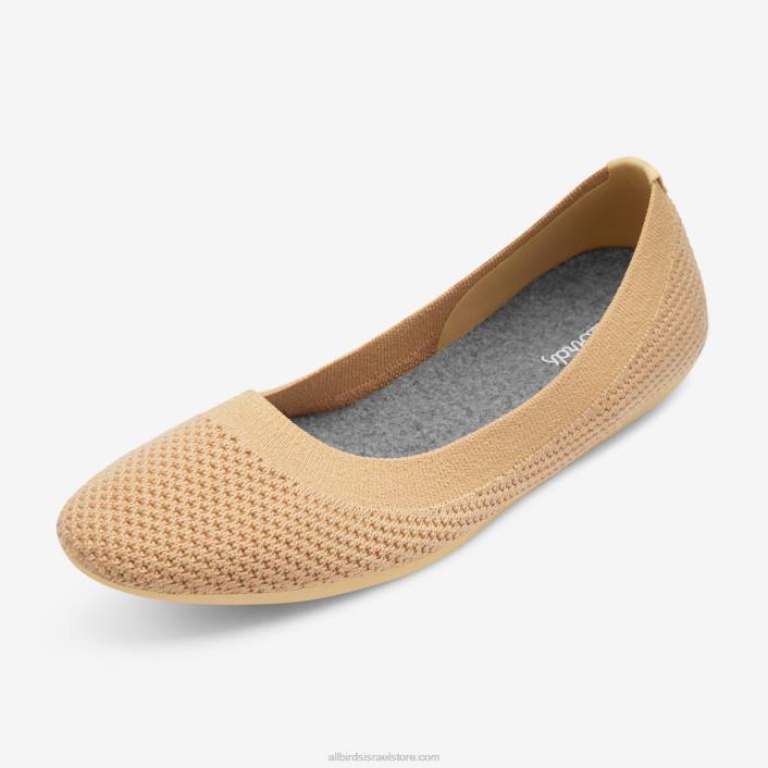 Allbirds ברייז עץ לנשיםV0VZ171 לוקס בז' (סוליית לוקס קאמל)