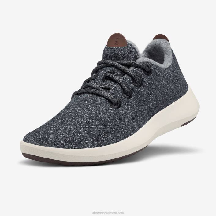Allbirds רץ צמר לנשים מיזלV0VZ192 אפור טבעי (סוליית שמנת)