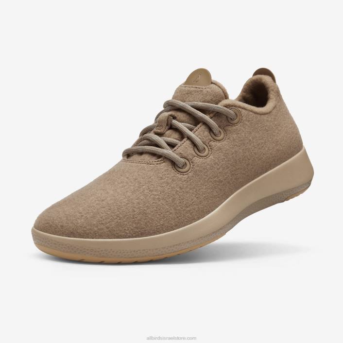 Allbirds רץ צמר גברים מצלצלV0VZ50 בז' מעורפל