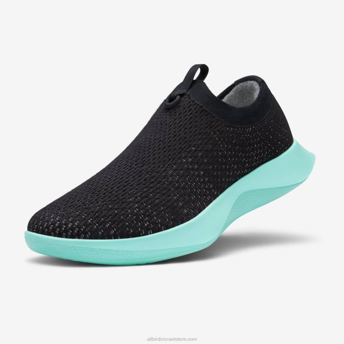 Allbirds ממסר עצים לגבריםV0VZ53 שחור טבעי (סוליית מנטה ציפה)