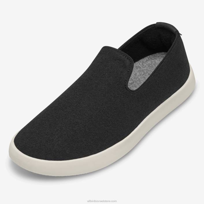 Allbirds כסאות נוח מצמר לגבריםV0VZ72 שחור אמיתי (סוליית שמנת)