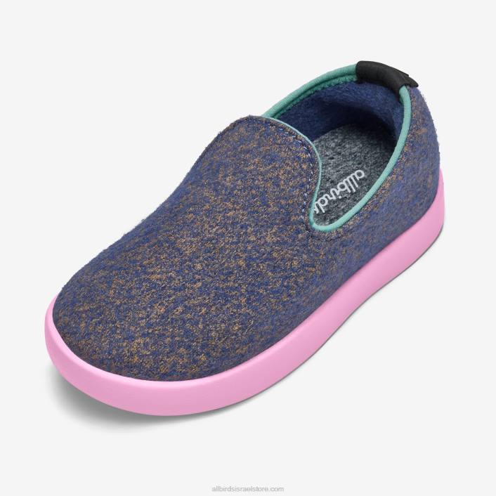 Allbirds כסאות נוח מצמר smallbirds - ילדים קטניםV0VZ247 wowza כחול (סוליה ורודה ציפה)