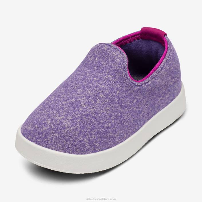 Allbirds כסאות נוח מצמר smallbirds - ילדים קטניםV0VZ252 סגול צ'יה (סוליית סופת שלגים)