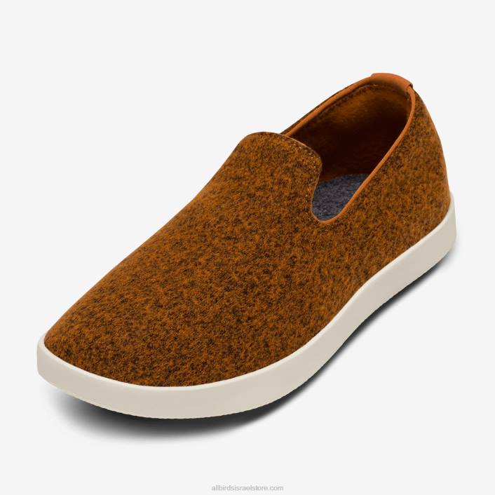 Allbirds כסאות נוח מצמר smallbirds - ילדים גדוליםV0VZ271 חלודה דבש (סוליה לבנה טבעית)
