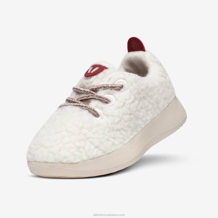 Allbirds smallbirds wool runners - ילדים קטניםV0VZ242 קצף לבן טבעי (סוליית חסך בז')