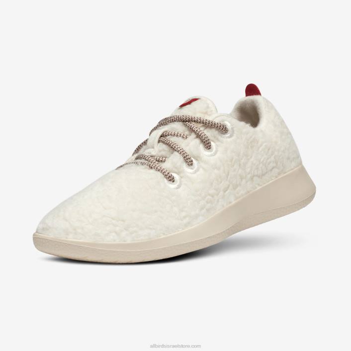 Allbirds smallbirds wool runners - ילדים גדוליםV0VZ264 קצף לבן טבעי (סוליית חסך בז')